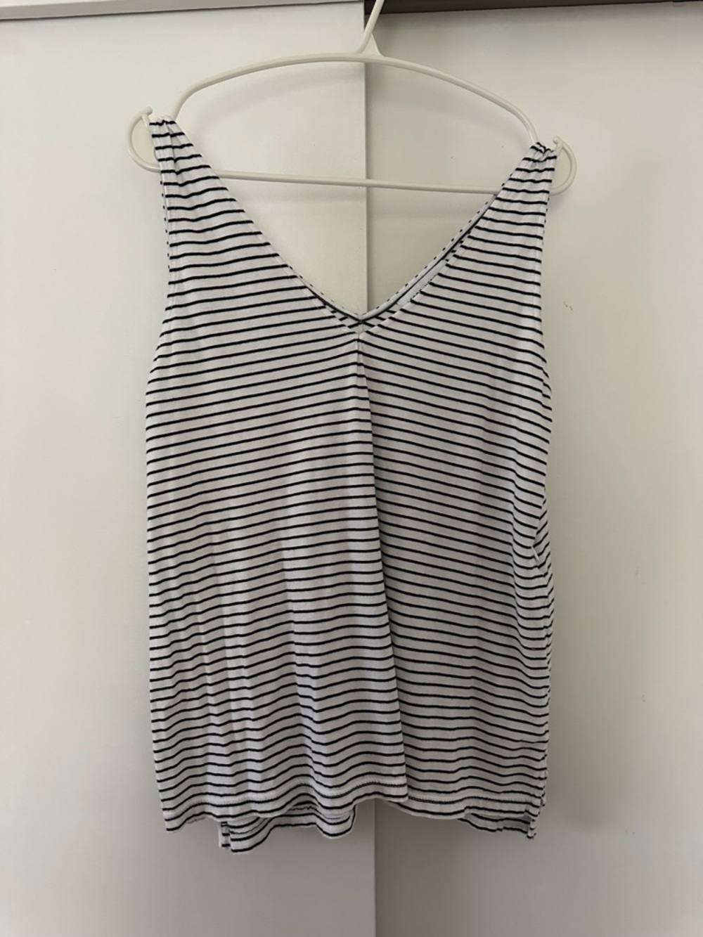 Striped Breastfeeding Friendly Tank Top